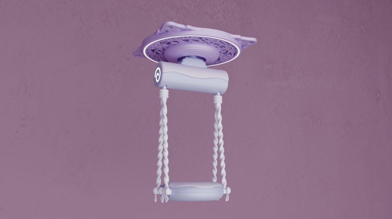 手办秋千摆件机箱